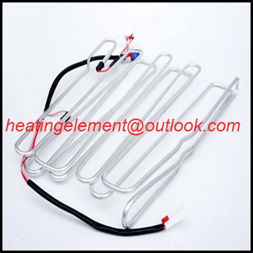 Metal aluminum tuber heater for refrigerator defrost