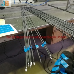 Defrost heater heating tube