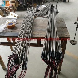 Defrost heater heating tube