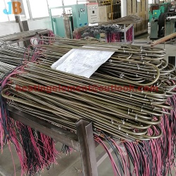 Defrost heater heating tube