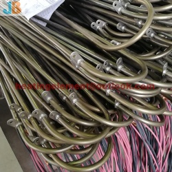 Defrost heater heating tube