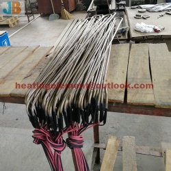 Defrost heater heating tube