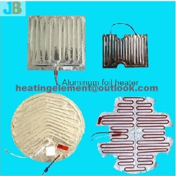 Defrost heater aluminum foil heater