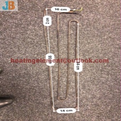 Defrost heater heating tube