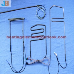 Defrost heater heating tube